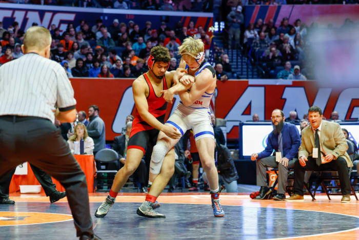 Illinois state wrestling championships February 18 2023 Nate Latsch 15353